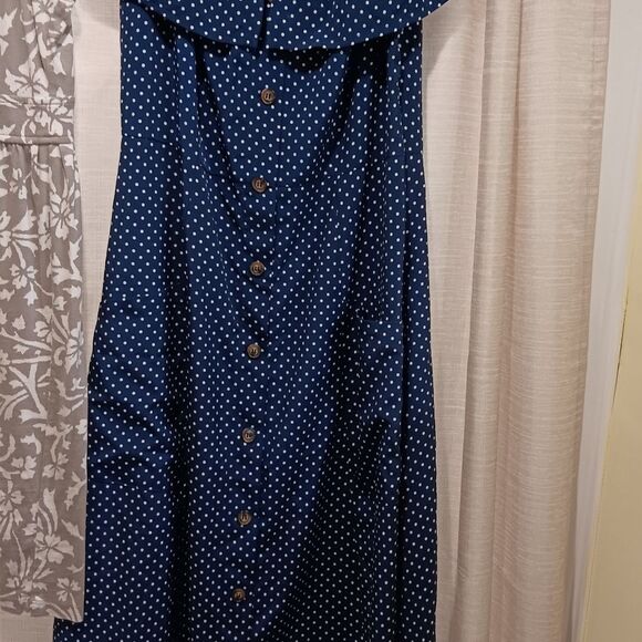 Bundle of 3 dresses. Seeing,  loft, & HYFVE (L), EUC - Picture 6 of 7